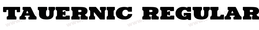 TauernIC Regular字体转换